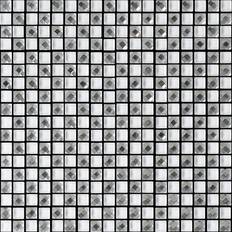 House of Mosaics HoM Jewel White Self-Adhesive Mosaic Tile Sheet Notice Board