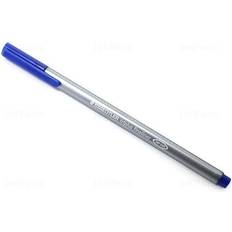 Staedtler Triplus Fineliner Pen 0.8mm Tip 0.3mm Line Blue (Pack 10) 33