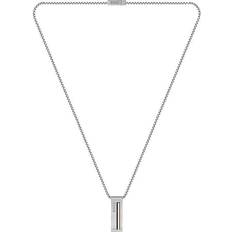 Hugo Boss Reversible Logo Pendant - Silver/Black