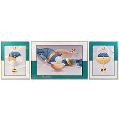 Dkd Home Decor Set of 3 pictures (240 x 3 x 80 cm) (3 pcs) Wall Decor