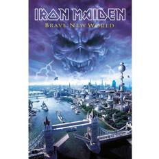 Iron Maiden Brave New World Flag multicolour Poster