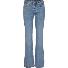 Superdry Women's Mid Rise Slim Flare Jeans Walcott Stone