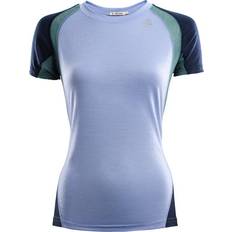 Aclima LightWool Sports T-shirt Woman Impression/Navy Blazer/North Atlantic