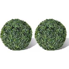 vidaXL Boxwood Decorative Item 2pcs