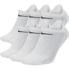 Nike Everyday Cushioned No-Show Training Socks 6-pack - White/Black