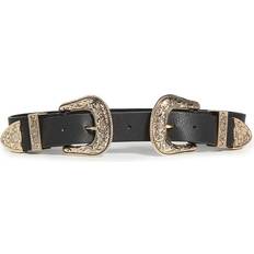 Bri Bri Double Buckle Leather Belt