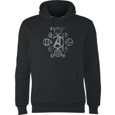 Marvel Avengers Distressed Metal Icon Hoodie