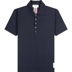 Thom Browne Men's Classic Pique Tricolour Stripe Polo Shirt 5/XXL