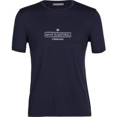 Icebreaker Tech Lite II SS Tee Grown Down South Midnight T-Shirts Men