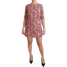 Dolce & Gabbana Womens Women Mini Dress Silk