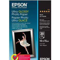 Epson Ultra Glossy Photo Paper 10x15cm 20 Sheets