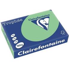 Green Office Papers Clairefontaine Trophee Card A4 160gm Natural Green (250 Pack) 1120C