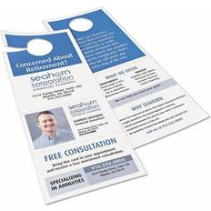 Avery 16150 4 1/4" x 11" Printable Door Hanger with Tear-Away Cards 80/Pack