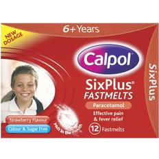 Calpol Six Plus Years Fastmelts Strawberry 12 Tablets