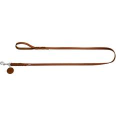 Hunter Dog Leash Solid Education Cognac