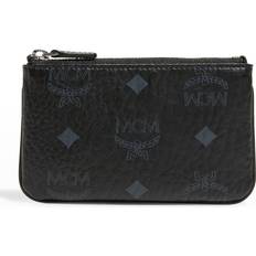 MCM Visetos Original Zip Wallet - Black