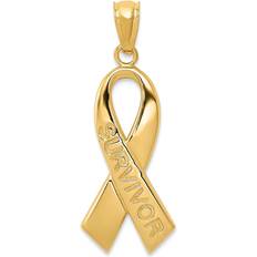 Macy's Survivor Ribbon Pendant - Gold