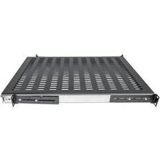 IC Intracom Intellinet 19" Sliding Shelf, 1U, For 600 to 800mm Depth Cabinets & Racks, shelf depth 350mm, Black rackhylde 1U