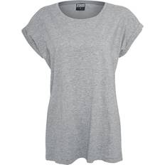 Urban Classics Women T-shirts & Tank Tops Urban Classics Ladies Extended Shoulder Tee (Grå, S)