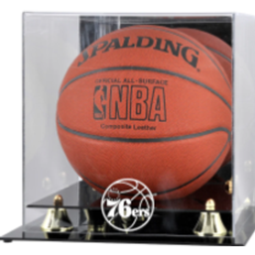 Fanatics Philadelphia 76ers Golden Classic Team Logo Basketball Display Case