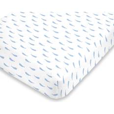 Little Love by NoJo Narwhal Fitted Mini Crib Sheet 28x38"