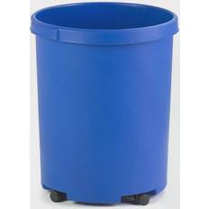 HAN Waste paper bin, plastic, capacity 50 l, HxÃ 490 x 430 mm, blue Storage Box