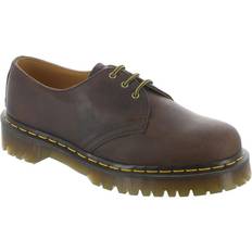 Dr Martens 1461 Boots Dr. Martens Men's 1461 Bex Crazy Horse Leather Shoes in Dark Brown