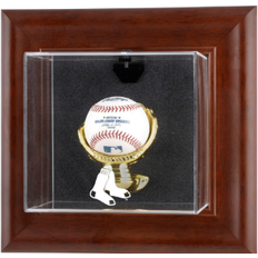 Fanatics Boston Red Sox (2009 - Present) Brown Framed Wall-Mounted Logo Baseball Display Case