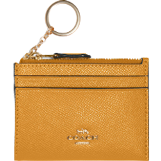 Coach Mini Skinny Id Case - Gold/Mustard Yellow