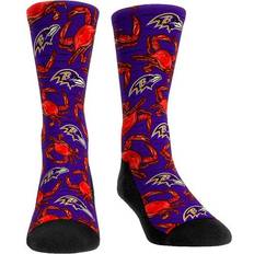 Rock 'Em Socks Baltimore Ravens Localized Food Crew Socks Youth