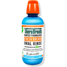 TheraBreath 24-Hour Fresh Breath Oral Rinse Invigorating Icy Mint 473ml