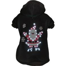 Petlife LED Juggling Santa Sweater XS