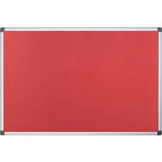 Red Whiteboards Bi-Office 900x600mm Red Felt Board