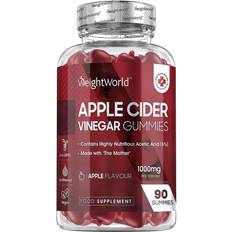 Apple cider vinegar supplement WeightWorld Apple Cider Vinegar Gummies 1000mg 90 pcs