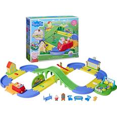 Hasbro Peppa Pig All Around Peppas Town Playset with Car Track