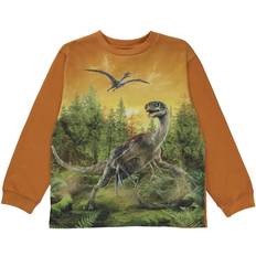 Molo Forest Dino Rube T-Shirt With Print Tops