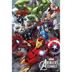 Marvel Avengers Assemble Multicolor Multicolor Poster