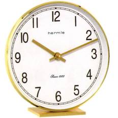 White Table Clocks Hermle 22986-002100 Fremont Brass Table Table Clock