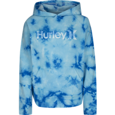 Spandex Hoodies Hurley Boy's Tie-Dye Pullover Hoodie - Blue Gaze