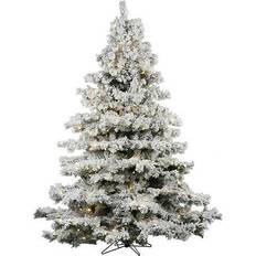 Vickerman 6.5-ft. Warm White Pre-Lit Flocked Alaskan Pine Artificial Christmas Tree