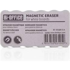 White Board Erasers & Cleaners Bi-Office White Lightweight Magnetic Eraser