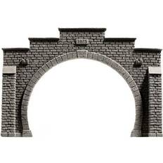 Noch 34852 PROFI plus N Tunnel portal 2-track HR foam prefab, Painted