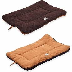 Petlife Reversible Medium Bed Mat In Brown Cocoa Cocoa