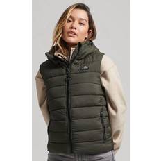 Superdry Women - XS Vests Superdry Women's Hooded Classic Padded Gilet