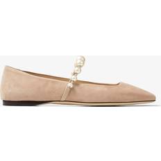 Pink - Women Ballerinas Jimmy Choo Ade Suede Flat