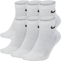 L Socks Nike Everyday Cushioned Ankle Sock 6-pack - White/Black