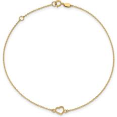 Macy's Heart Anklet - Gold