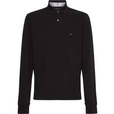 Brown - Men Polo Shirts Tommy Hilfiger 1985 Collection Regular Fit Long Sleeve Polo