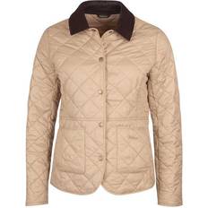 Barbour Red - Women Jackets Barbour Deveron Diamond Quilted Jacket
