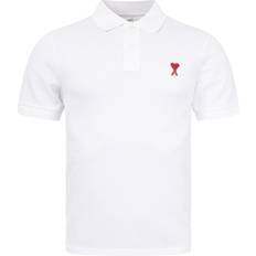 Cotton - Unisex Polo Shirts Ami Paris Ami de Coeur Polo Shirt - White